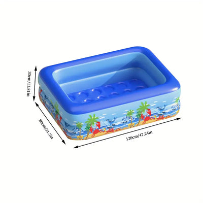 1.2m Inflatable Beach Pool for Baby's Water Adventures