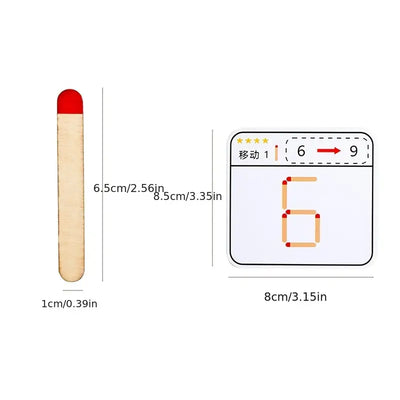 DIY Matchstick Brain Puzzle - Fun Activity