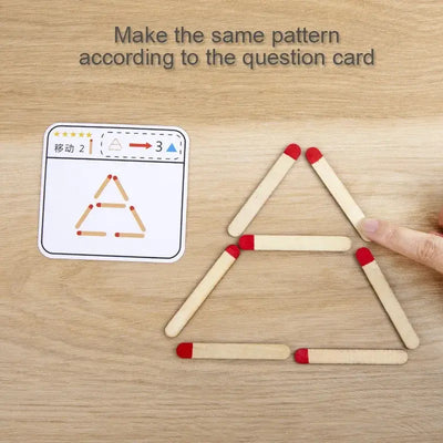 DIY Matchstick Brain Puzzle - Fun Activity