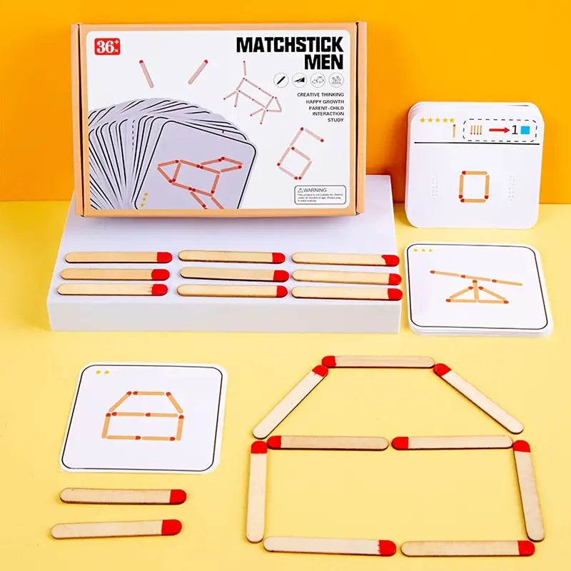 DIY Matchstick Brain Puzzle - Fun Activity