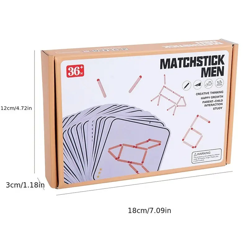 DIY Matchstick Brain Puzzle - Fun Activity