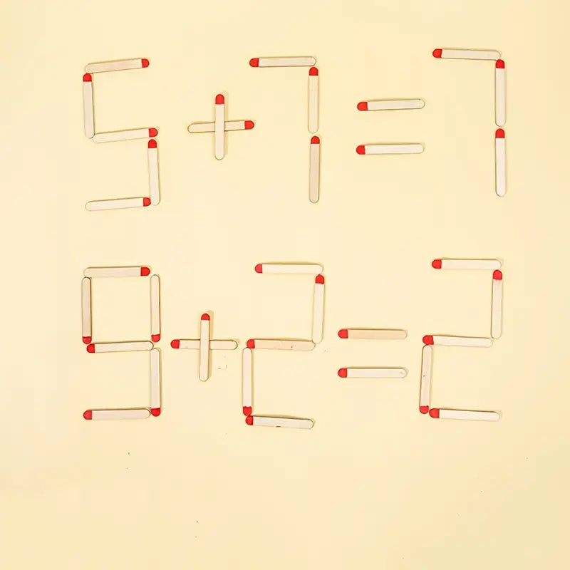 DIY Matchstick Brain Puzzle - Fun Activity