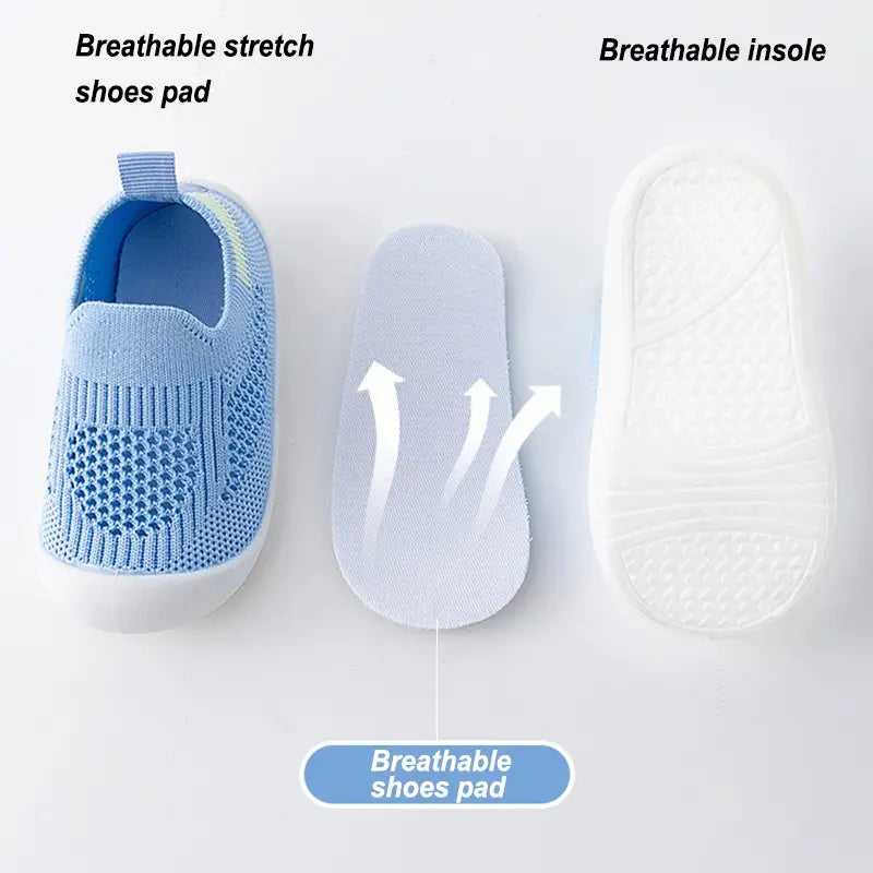 Baby Boys And Girls Mesh Breathable Toddler Shoes