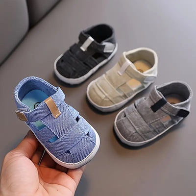 Casual Solid Color Sandals for Baby Boys