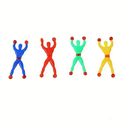 10pcs Stress-Relieving Wall Climbing Toys