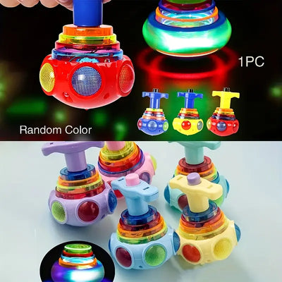 Mesmerizing LED Music Gyroscope Spinning Top