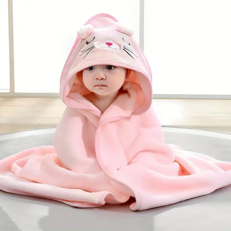 Wrap in Comfort: Super Soft Children's Bath Towel Bathrobe