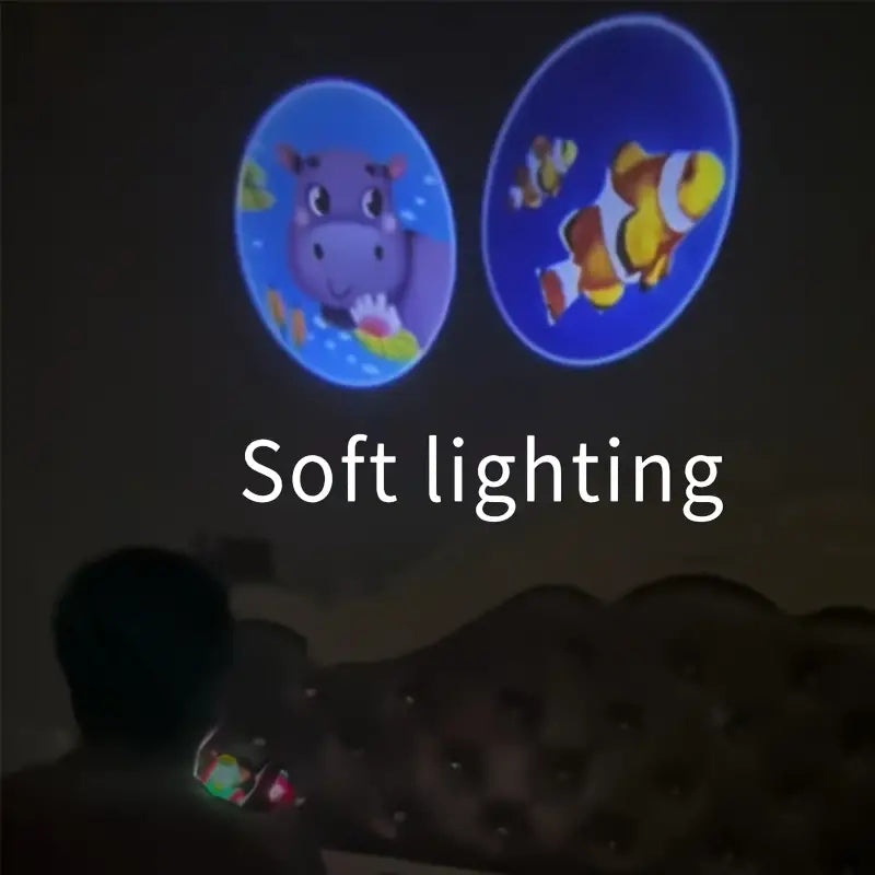 Children's Projection Flashlight - Learning Educational Toy