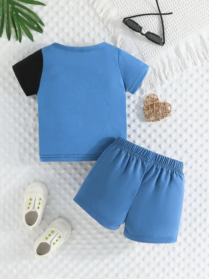 Summer Set Baby Boys Dad+Me T-shirt & Casual Shorts