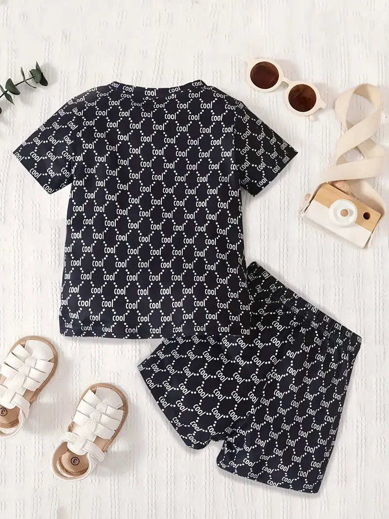 MAMA'S BOY 2-Piece Summer Outfit Set Cool Comfort for Your Little Trendsetter