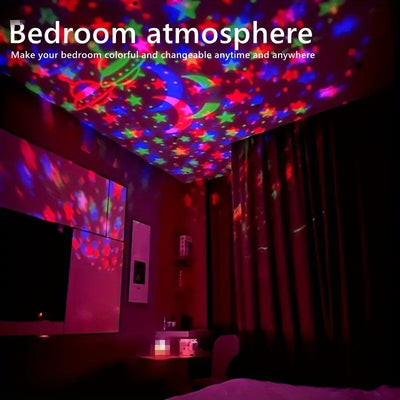 Galaxy Night Light Projector Dreamy Bedroom & Gaming Room Illumination