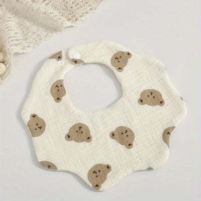 Soft Cotton Baby Feeding Burp Cloth Kid Bib