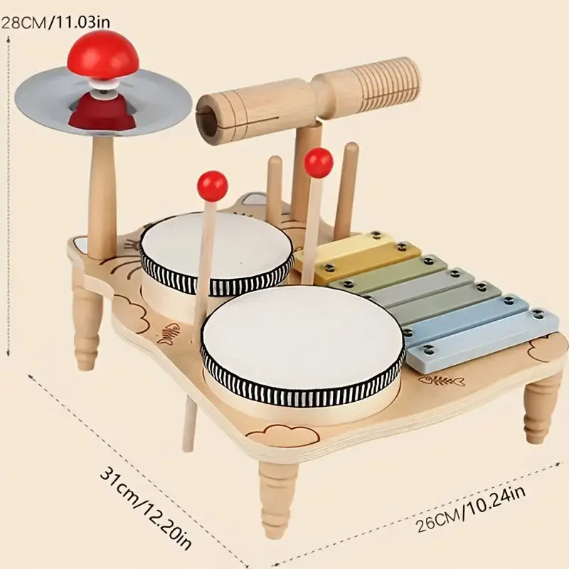 Musical Drum Table for Kids Entertainment