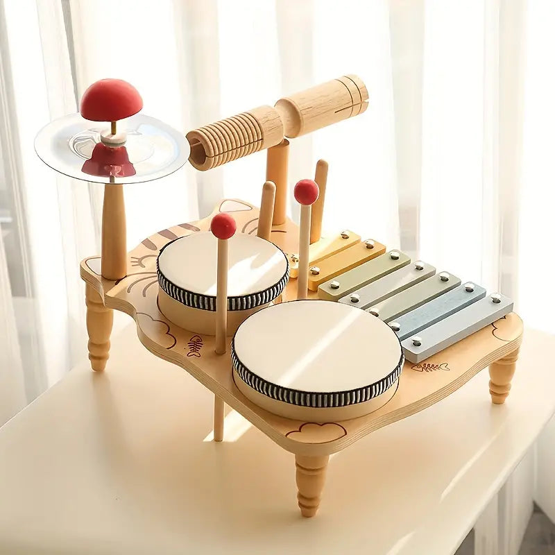 Musical Drum Table for Kids Entertainment