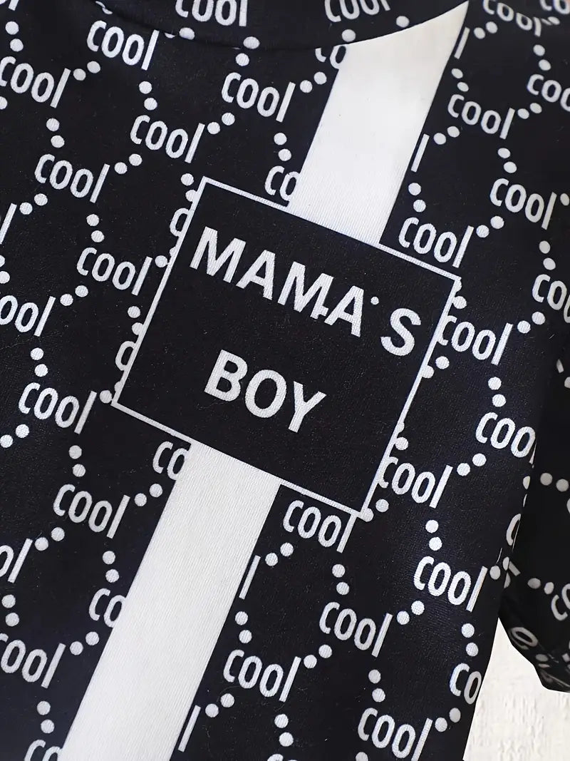 MAMA'S BOY 2-Piece Summer Outfit Set Cool Comfort for Your Little Trendsetter