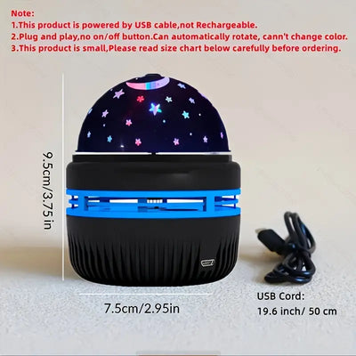 Galaxy Night Light Projector Dreamy Bedroom & Gaming Room Illumination