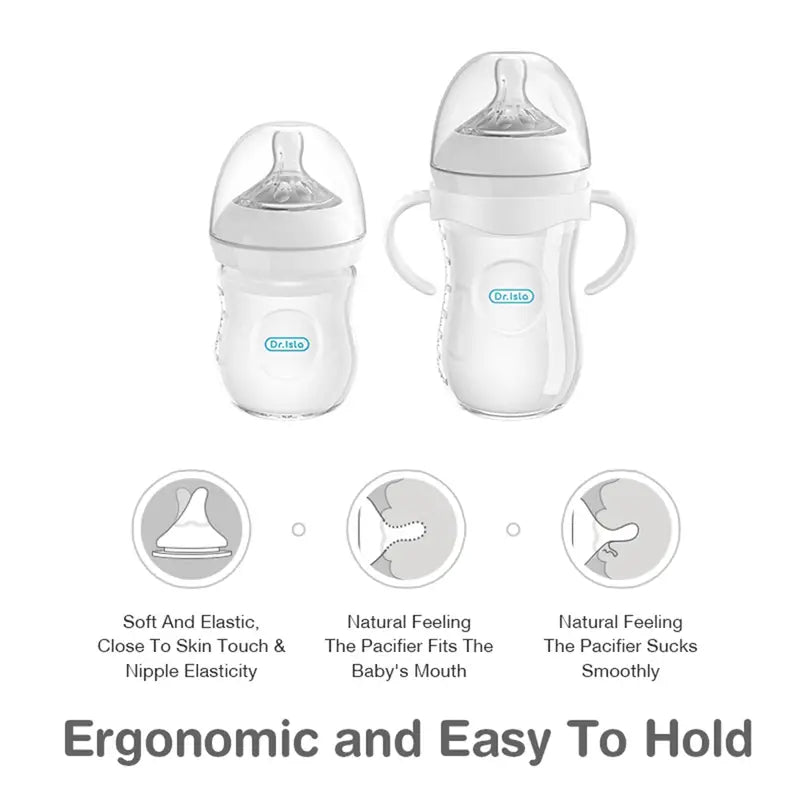 Dr. Isla Silicone Feeding Bottles Safe And Durable