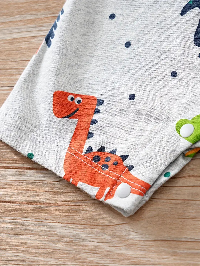 Unisex adorable Dinosaur Print Perfect Summer Wear