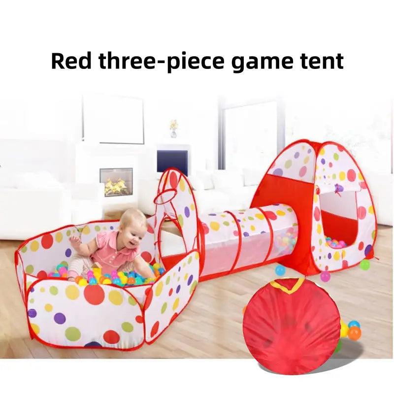 Portable Baby Ball Pool Tunnel Tent Game Park Toy House