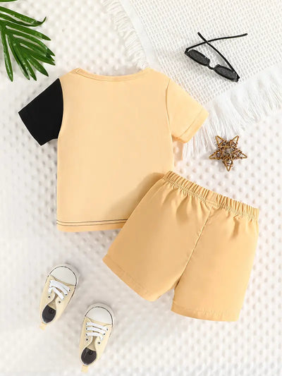 Summer Set Baby Boys Dad+Me T-shirt & Casual Shorts