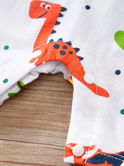 Unisex adorable Dinosaur Print Perfect Summer Wear