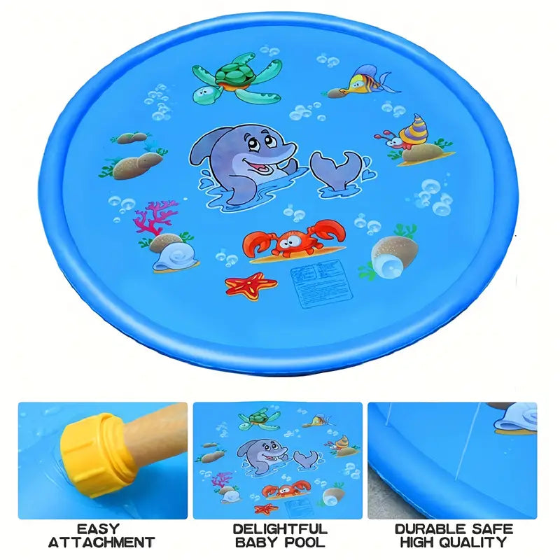 Kids Outdoor Water Spray Mat