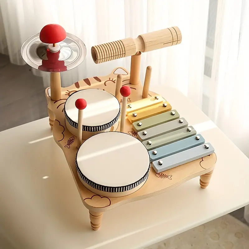 Musical Drum Table for Kids Entertainment