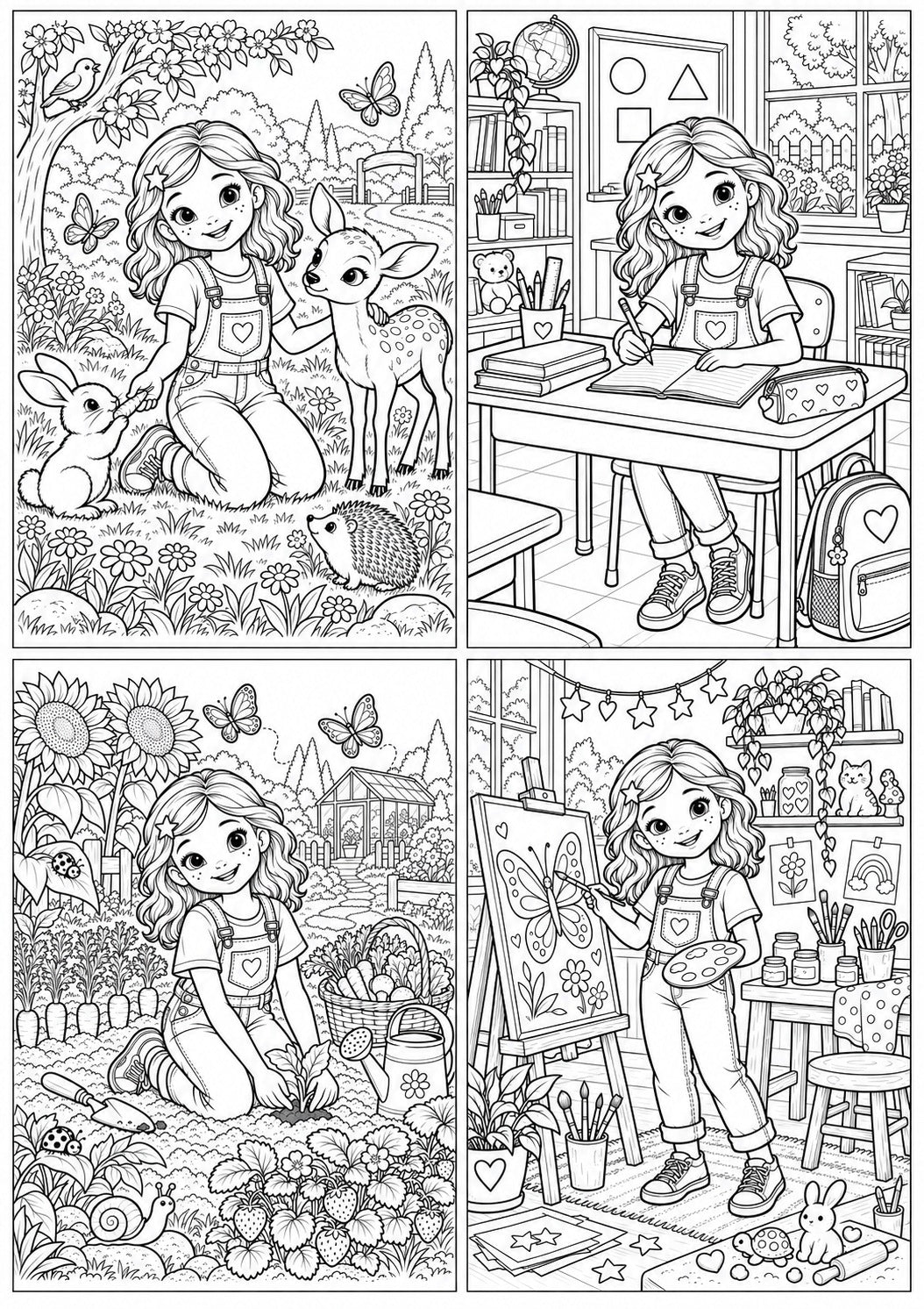 Exemple de pages réalisées à partir d'une photo