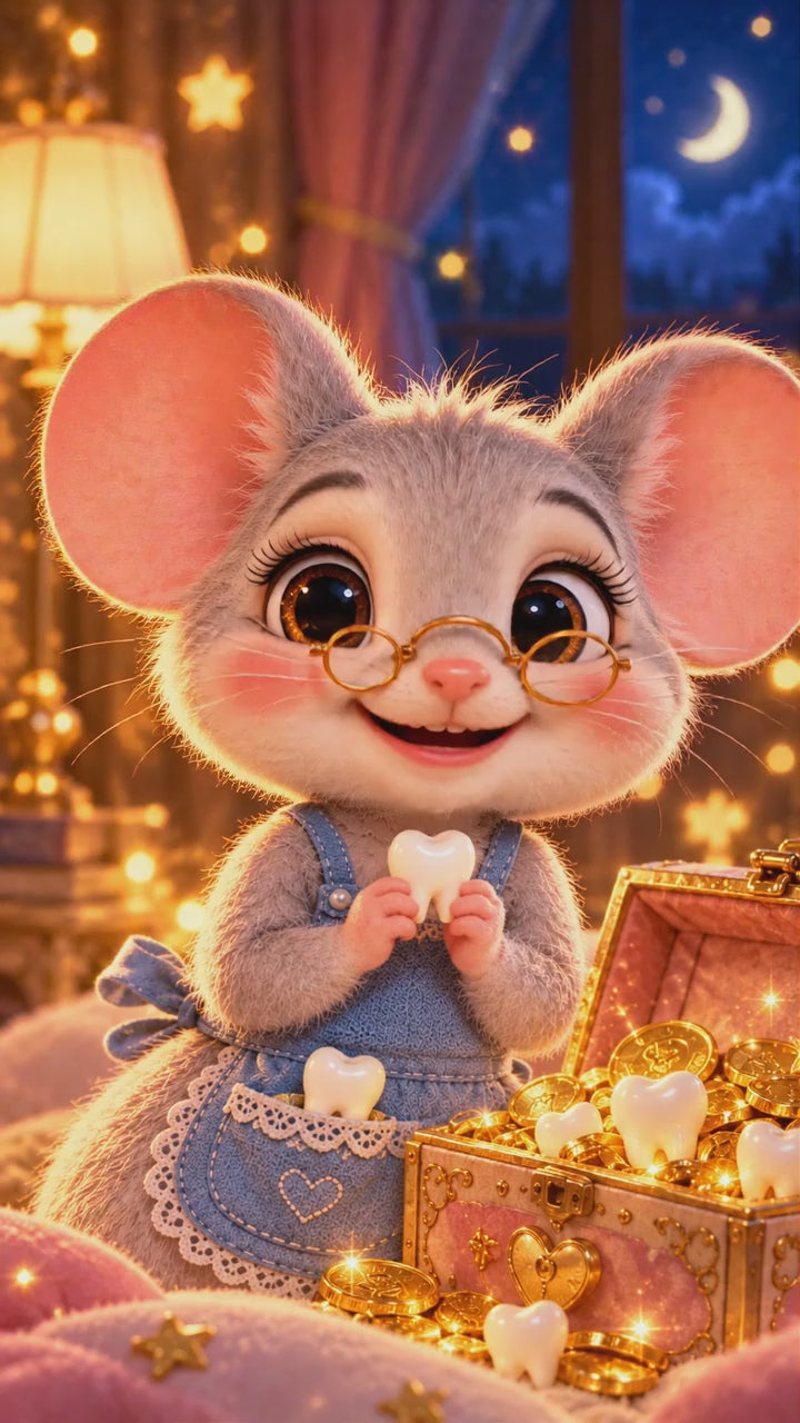 Exemple de message vidéo de la Petite Souris personnalisé au prénom de l'enfant